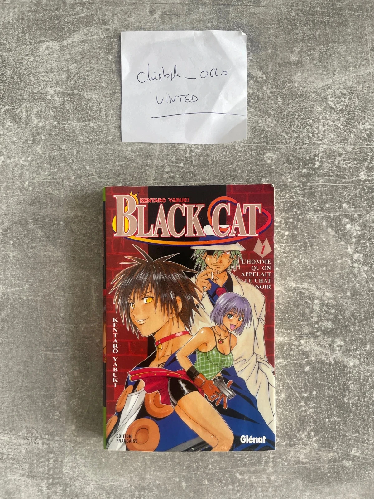 Manga Black cat tome 1 en version française.